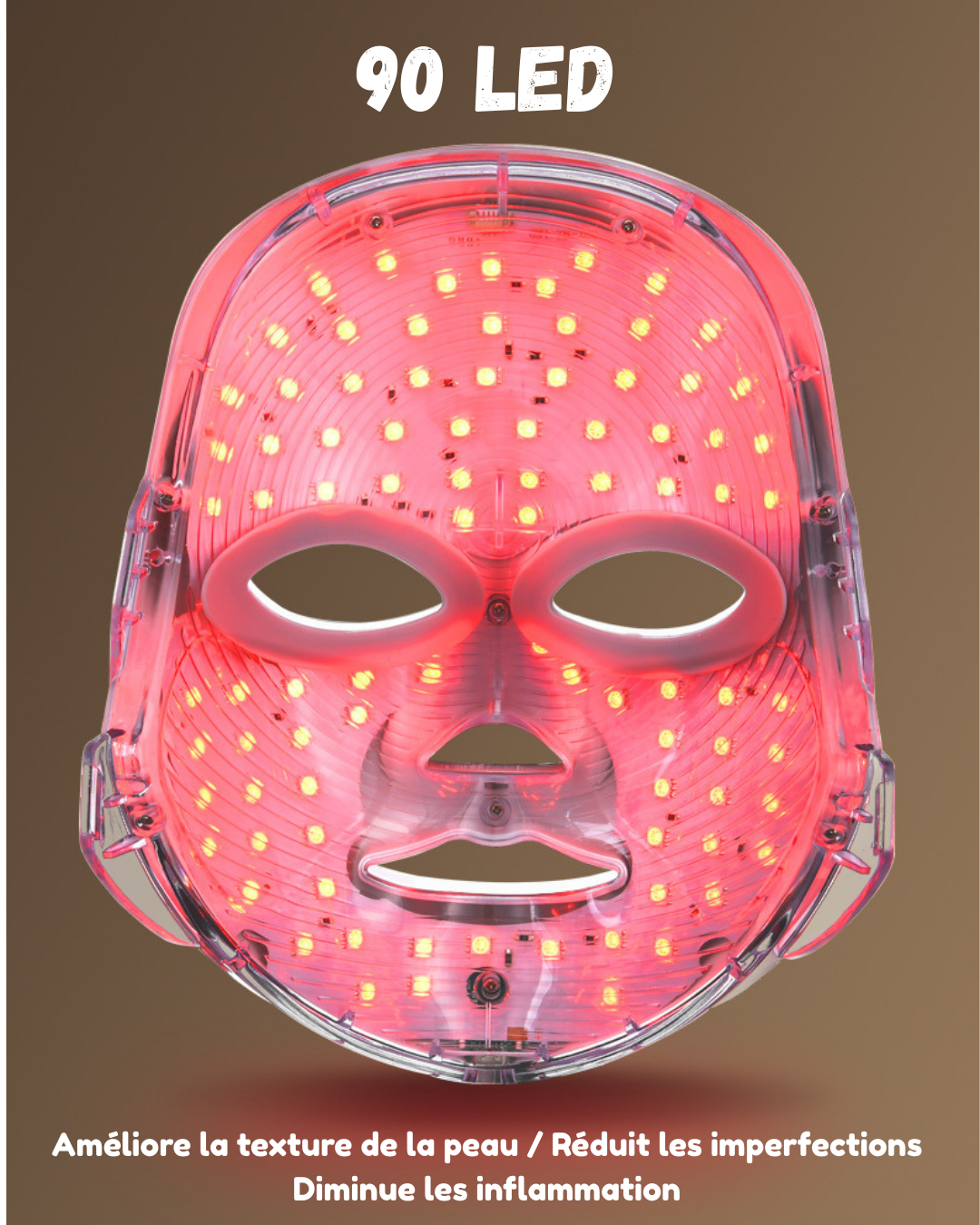 Masque led visage